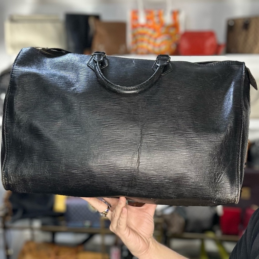 LV BLACK EPI DUFFLE